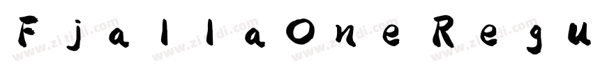 FjallaOne Regular 常规字体转换